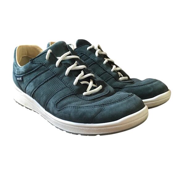 Mephisto Rebeca Perf Sneaker Womens 10 Denim Blue Nubuck Leather Comfort Gorp - Picture 2 of 9
